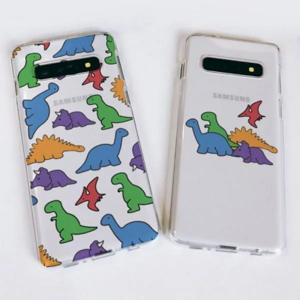 갤럭시S10/S10+/S10E Dinosaur 소프트젤리케이스-아칸, 기종선택:갤럭시S7엣지 / 디자인선택:패턴공룡