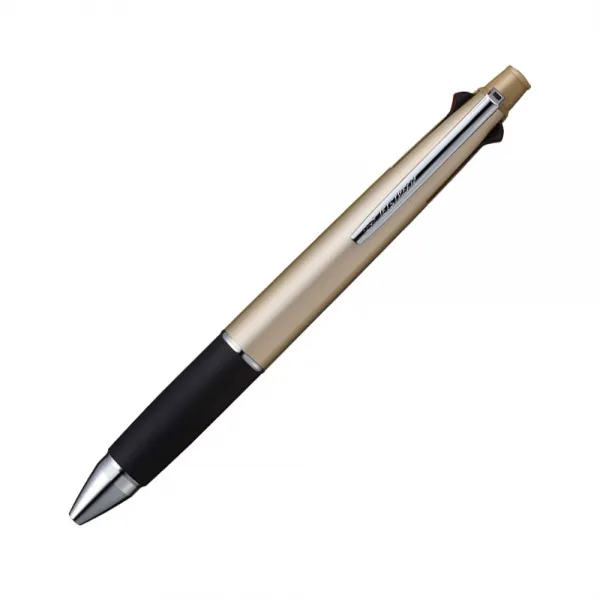 제트스트림 4색볼펜&샤프 MSXE5-1000-38 0.38mm, 샴페인골드, 1개
