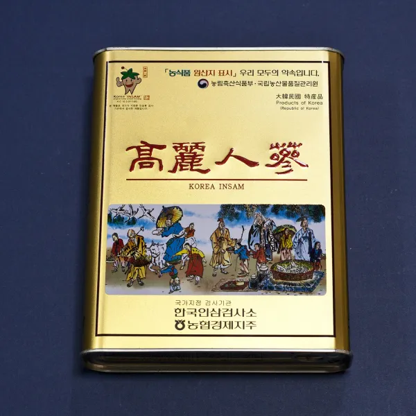 농협검사품 고려인삼 6년근1등15지 피부백삼 건삼 골드캔 말린인삼 300g, 1box