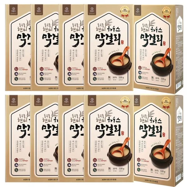 하우스막걸리 하루만에 완성되는 신기한 가루막걸리X10개세트 전통주 탁주, 단품