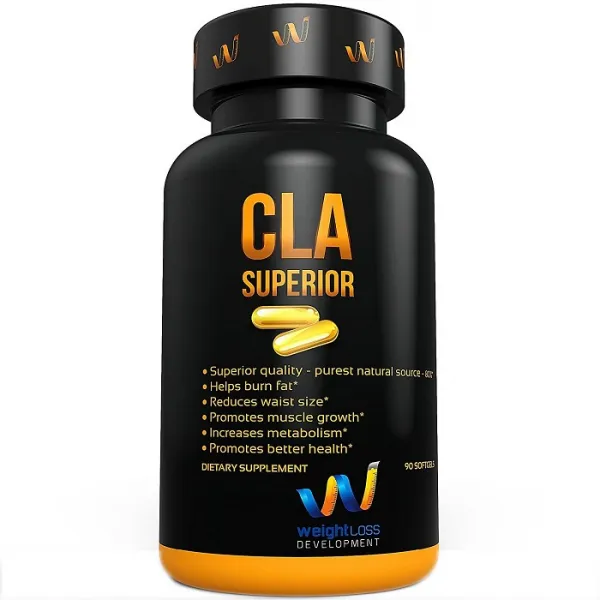 cla superior 복합 홍화 오일 다이어트 보조제 소프트 젤 1000 mg - 자연적인 체중 감량 관리 - 비 자극 지방 버너 -, 단일상품