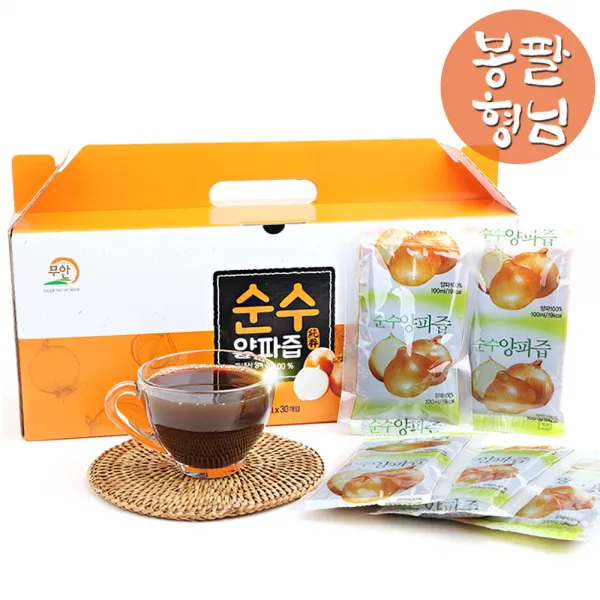 봉팔형님 (50팩) 순수양파즙 무료배송!, 50팩, 100ml