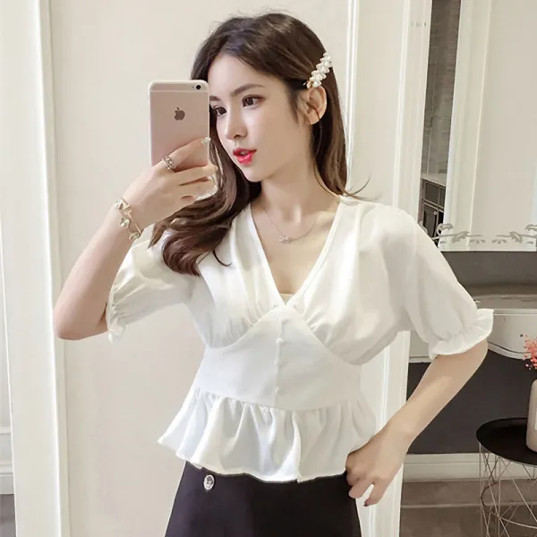 Abc Mall 심쿵 러블리 레이스블라우스 블라우스 로맨틱 데일리룩 Lb8 Sq224 589101599088