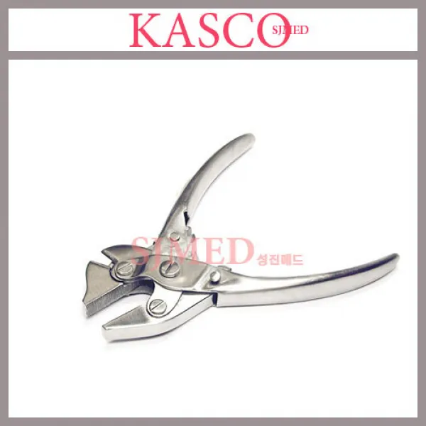 KASCO(메스대.나이프.본컷터) 요꼬벤치16.5cm (Wire Cutting Plier)22-507, 1개