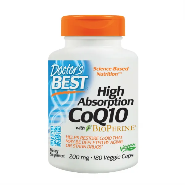 Doctor's Best 고흡수 Coq10 200mg 베지 캡 180개입 1개