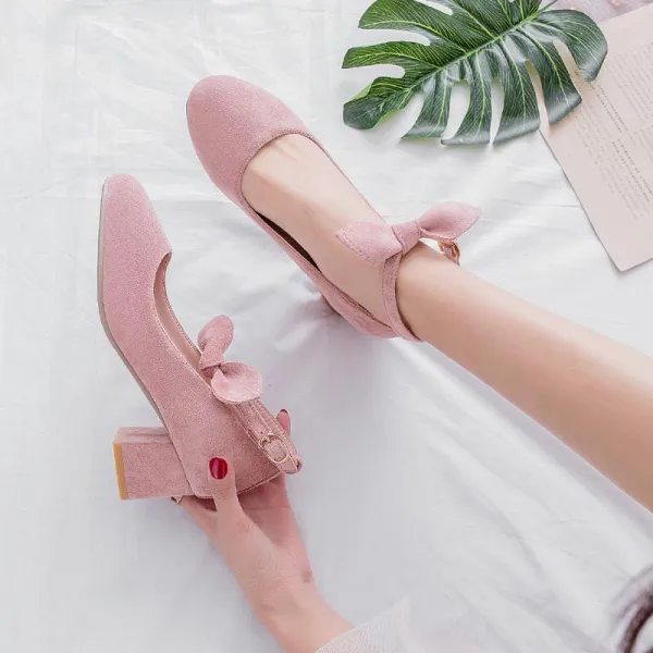 Qterra 특허브랜드 P190320501 힐하이힐 미들굽 통굽단화 일자스트랩섹시