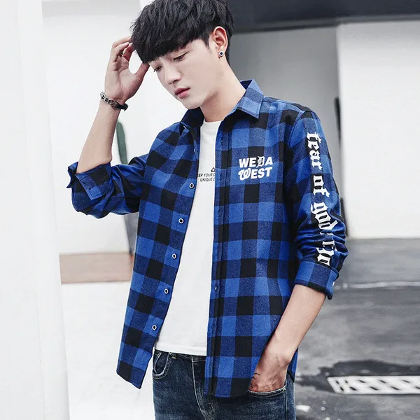 스마트셀러 놀멍직구 캐주얼 남성셔츠 N01216 체크남방