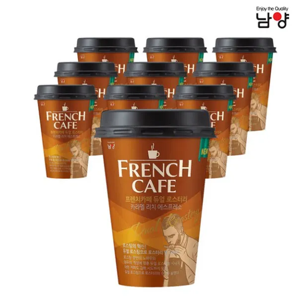 남양 프렌치카페 듀얼로스터리 카라멜 리치에스프레소250mlx20컵, 20개, 250ml