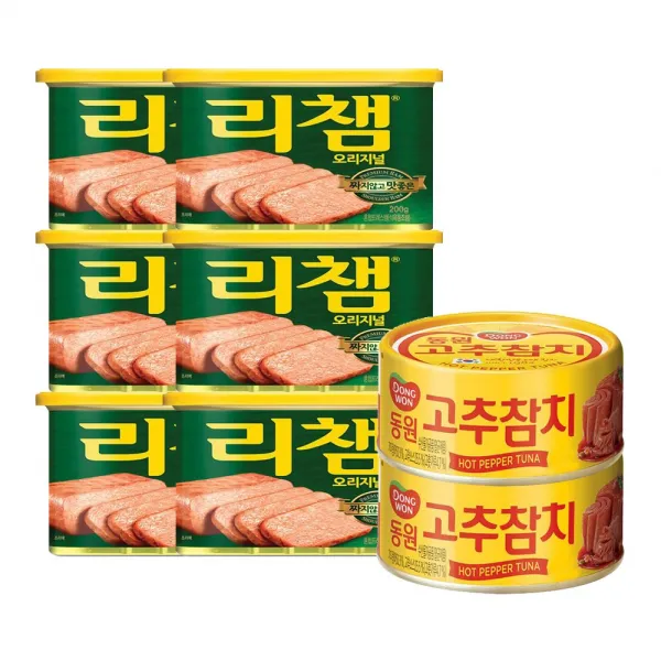 동원 리챔200gx6캔+고추참치85gx2캔, 1세트
