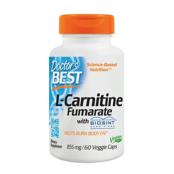 Doctor's Best L-카르니틴 855 mg 베지 캡, 60개입, 1개