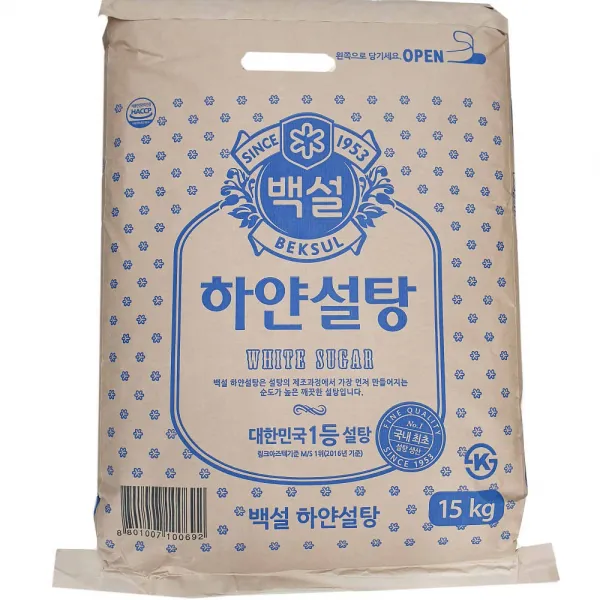 씨제이 하얀설탕, 15kg, 1개