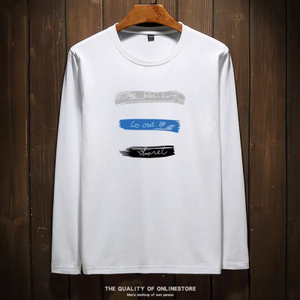 블랑루아 남성 티셔츠 라운드넥 Bk103