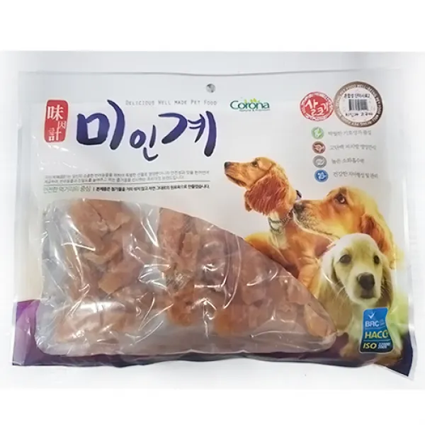 미인계 프리미엄 대용량 강아지간식 치킨고구마 400g