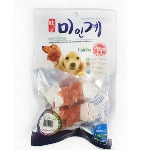 프리미엄 강아지간식 미인계 우유치킨껌 2P/개껌