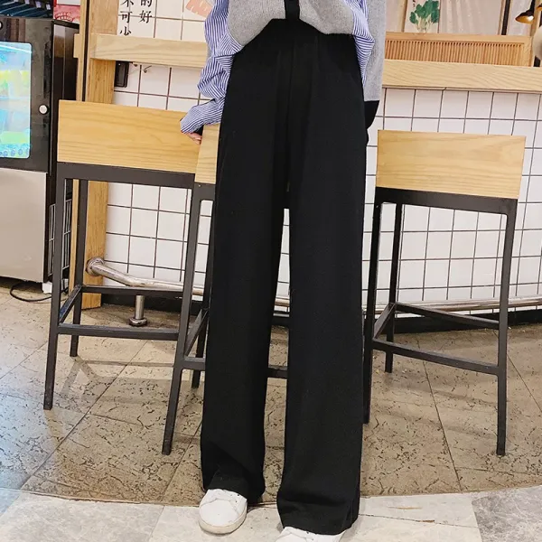 쟈스민 와이드 팬츠 여성 바지 긴바지g020