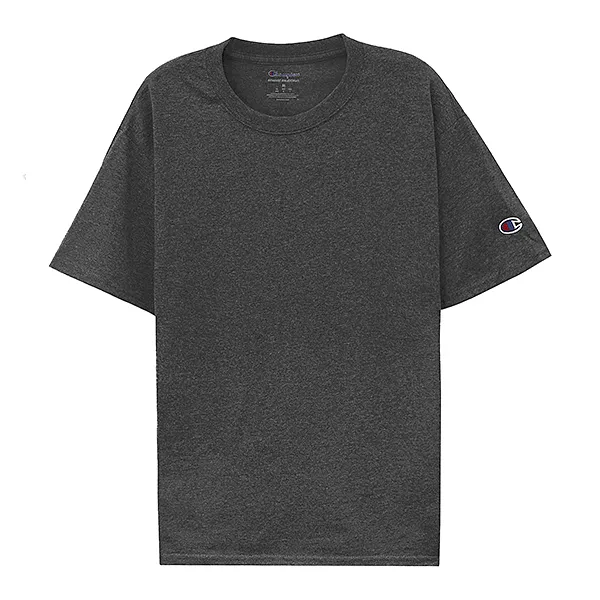 챔피온 T425 무지 반팔티셔츠 차콜 남자 여자