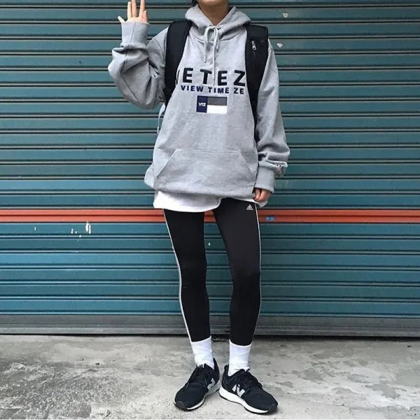 도깨비몰 여자 봄 후드 상의 Veteze 빅로고 맨투맨 후드티 이쁜 데일리룩 576208649684