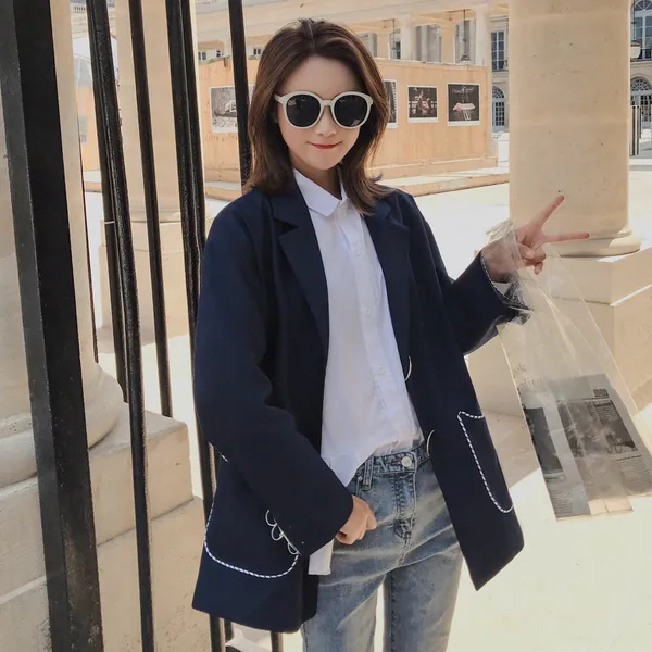 원픽 2019년 봄신상 여성 복고풍 세련된 정장 자켓