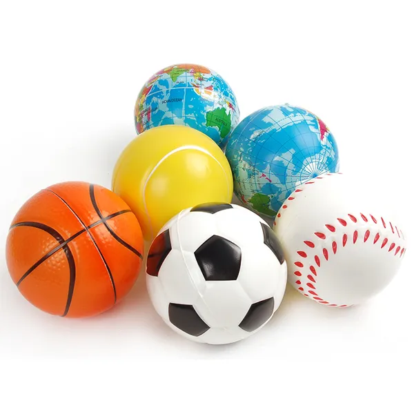 플레이스펀지공 6개입 통통볼 스펀지볼 유아용공