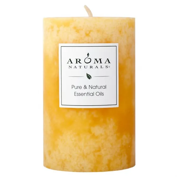Aroma Naturals 아로마테라피 필라캔들, Ambiance Yellow