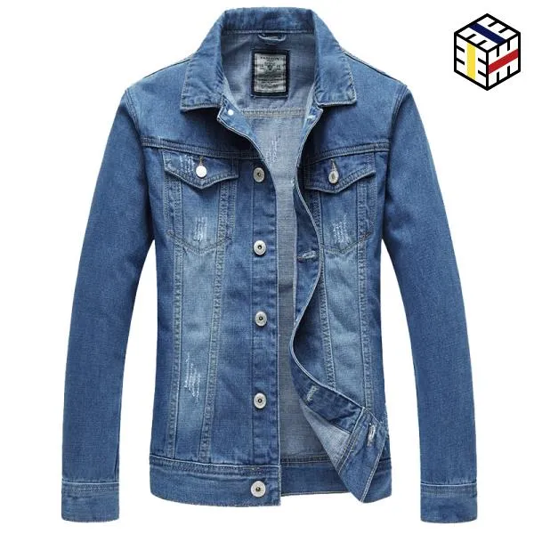 남자 봄 청자켓 카우보이 코트 봄과가을 에디션 트렌드 학생 데님 캐주얼