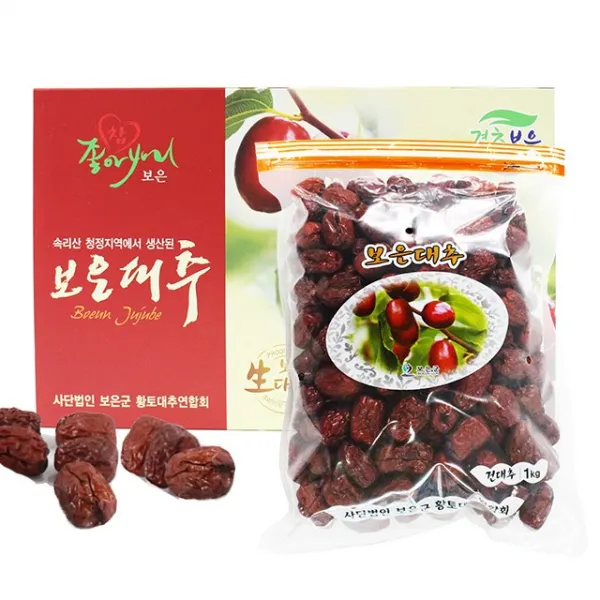 친환경팔도 [GAP] 보은 건대추 선물세트 1kg(28mm), 단품