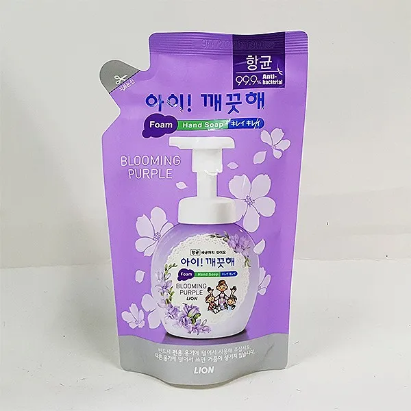 아이깨끗해 핸드워시 리필 블루밍퍼플, 200ml, 1개