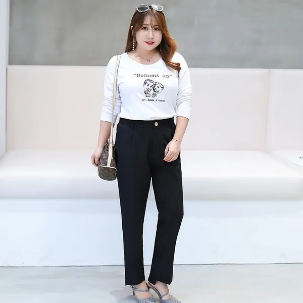 스마트셀러 크래플 빅사이즈 여성정장 바지