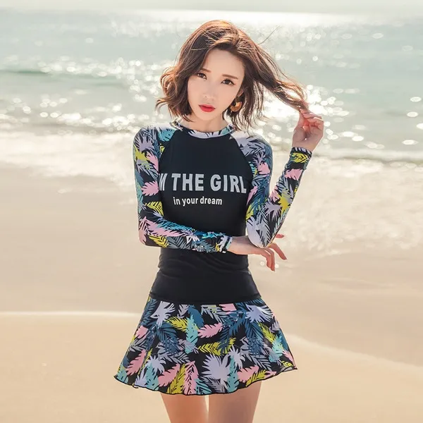 스마트셀러 크래플 여성 믹스매치 레쉬가드 패션 수영복