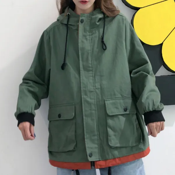 여성 사파리 야상 자켓 밀리터리룩 봄znyeg 봄가을 코트