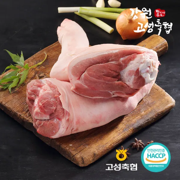 [강원고성축협] 고성축협 돼지 장족(냉동) 500g, 단일상품
