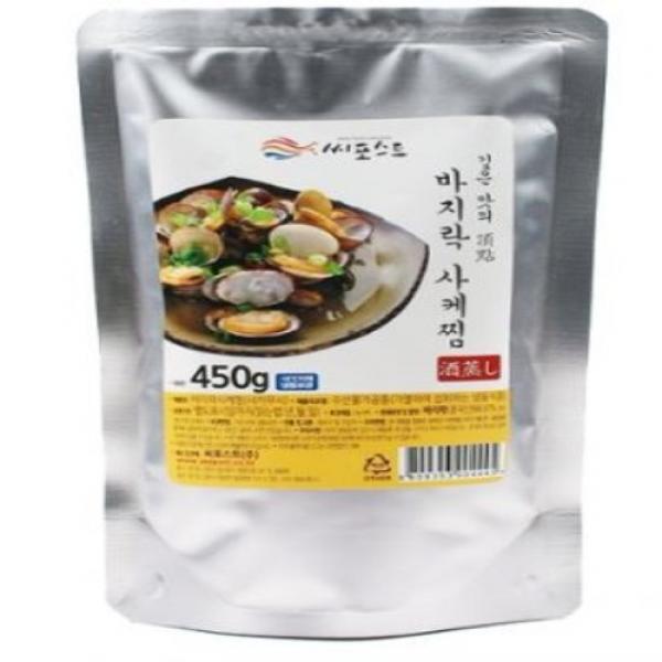[씨포스트] * 바지락*사케찜-450g, 1개