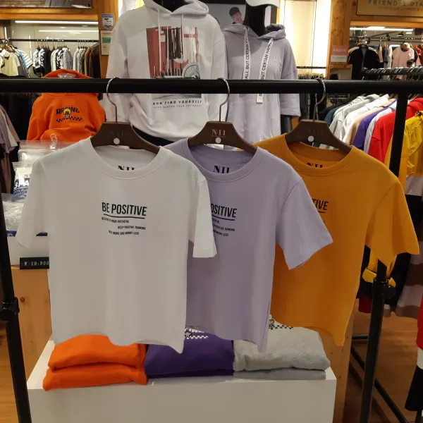 NII 니 키즈 [신상50%세일] 아동)1도 전략 싱글 반팔 라운드티셔츠 3세에서 12세 패일룩_NNKARVM3111