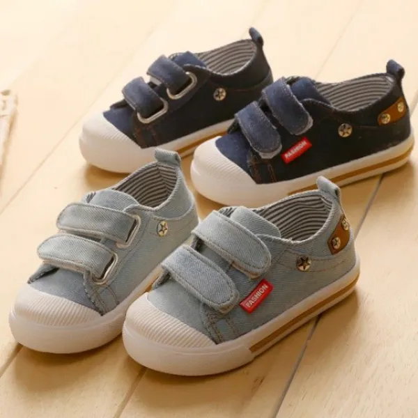 걸음마신발 신생아신발 투벨크로 데님 유아신발 135 155mm 911849oz Ea2452