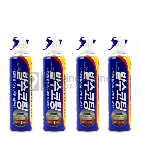 불스원 레인OK 스피드 발수코팅제, 380ml, 4개
