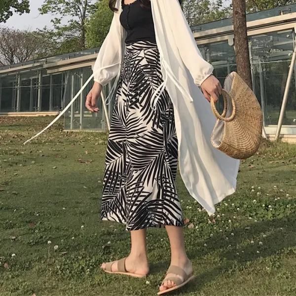 여름 비치로브 가디건 썬 보호 의류 여성 긴 섹션 2019 여름