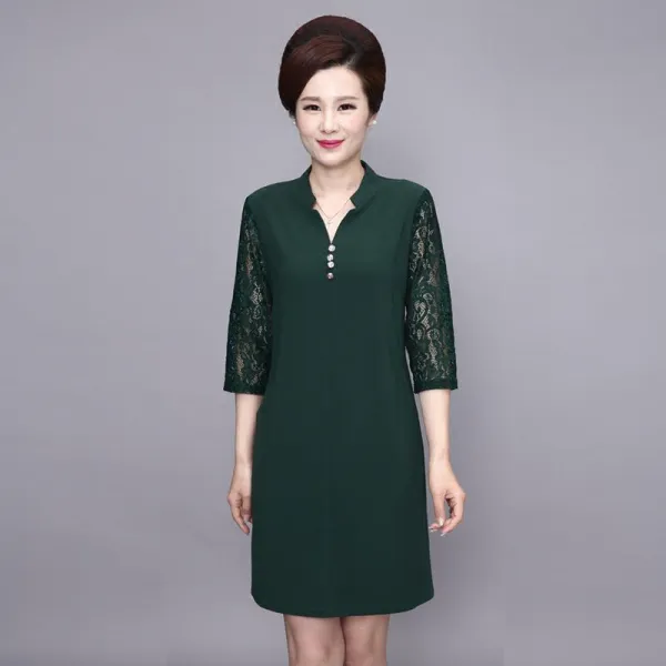 로즈드림 중년여성원피스봄여름간절기빅사이즈원피스 2