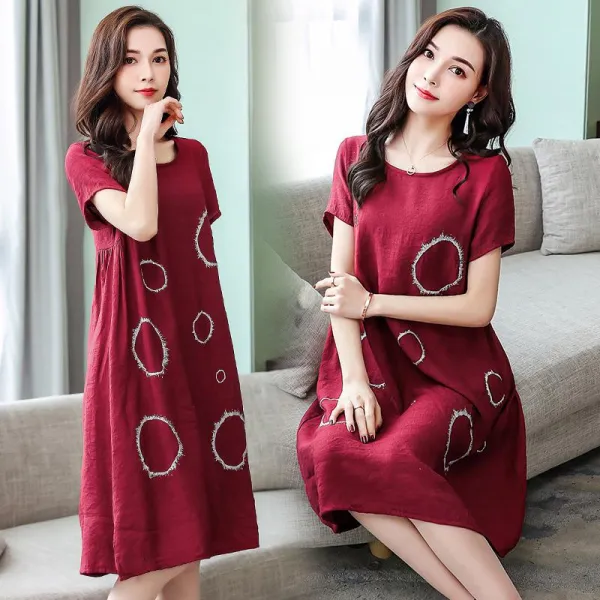 로즈드림 중년여성원피스봄여름간절기빅사이즈원피스 5