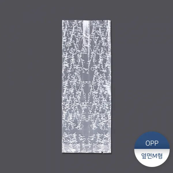 OPP비접착형인쇄봉투-불문백색, 100장