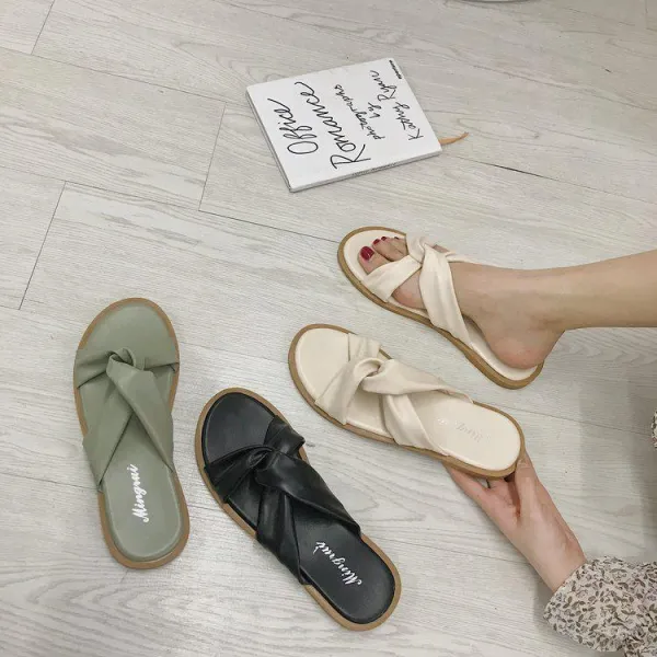 로즈드림 여성 여름 시원한 신발 샌들 슬리퍼 캐주얼 여름슬리퍼 60