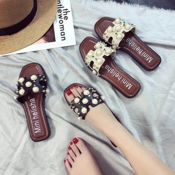 로즈드림 여성 여름 시원한 신발 샌들 슬리퍼 캐주얼 여름슬리퍼 65