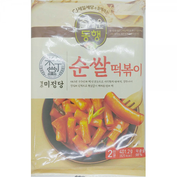 CJ 미정당 순쌀떡볶이 401.2g (2인분), 1개