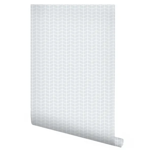 무지막지 풀바른 모던벽지 라인쉐브론 53cmx5.0m 가로1.06미터시공 스카이블루