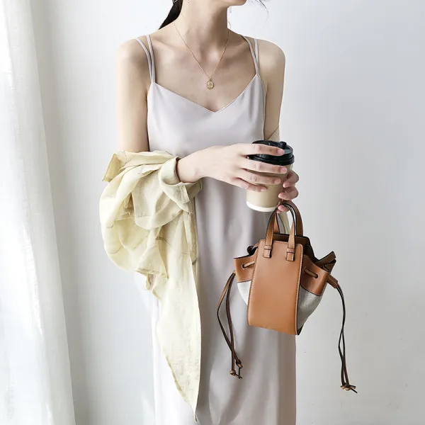 새틴 실크 원피스 프랑스어 새틴 스트랩 드레스 여름 섹시한 20