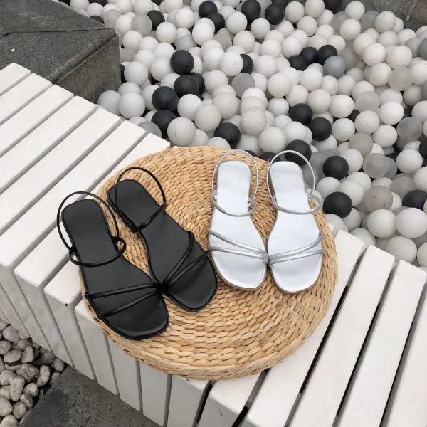 로즈드림 쿠션플랫스트랩샌들 2color Kk0806