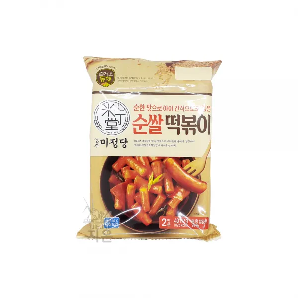(지은이네)CJ 즐거운동행 미정당 순쌀떡볶이 401.2g(2인분), 1개, 401.2g
