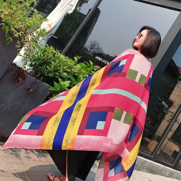 여름 머플러 스카프 스카프 여자 여름 얇은 버라이어티 스카프 목
