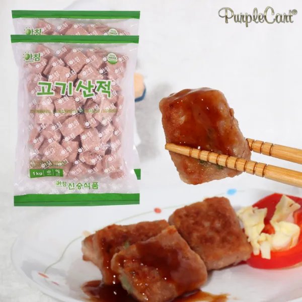 아침 고기산적 1kgX2개, 2개, 1kg