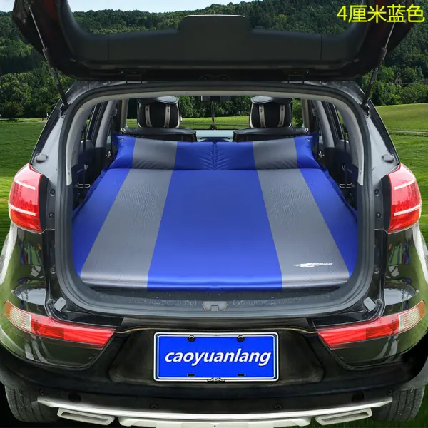 차량용 에어 매트 도요타 RAV4 위압 하이랜더 세단 SUV 자, 타입6 업그레이드 섹션 두께가 5cm 파란색으로 증가했습니다.