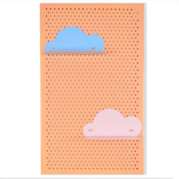 셀프 인테리어 벽선반 홀 플레이트 홀 전체 플레이트 단조 아이언, 타입11 6 월 상순에 홀 플레이트 2 오렌지 (335mm * 535mm)